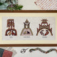 Bayeux Tapestry Cross Stitch Pattern: Brittany Towns | PDF Instant Download | Unique Gift for Lovers of Medieval France and Art History