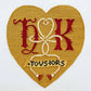 Tudor Heart Pendant Cross Stitch Pattern | PDF Instant Download | Gift for Lovers of Renaissance History, Tudor Monarchs, & Archeology