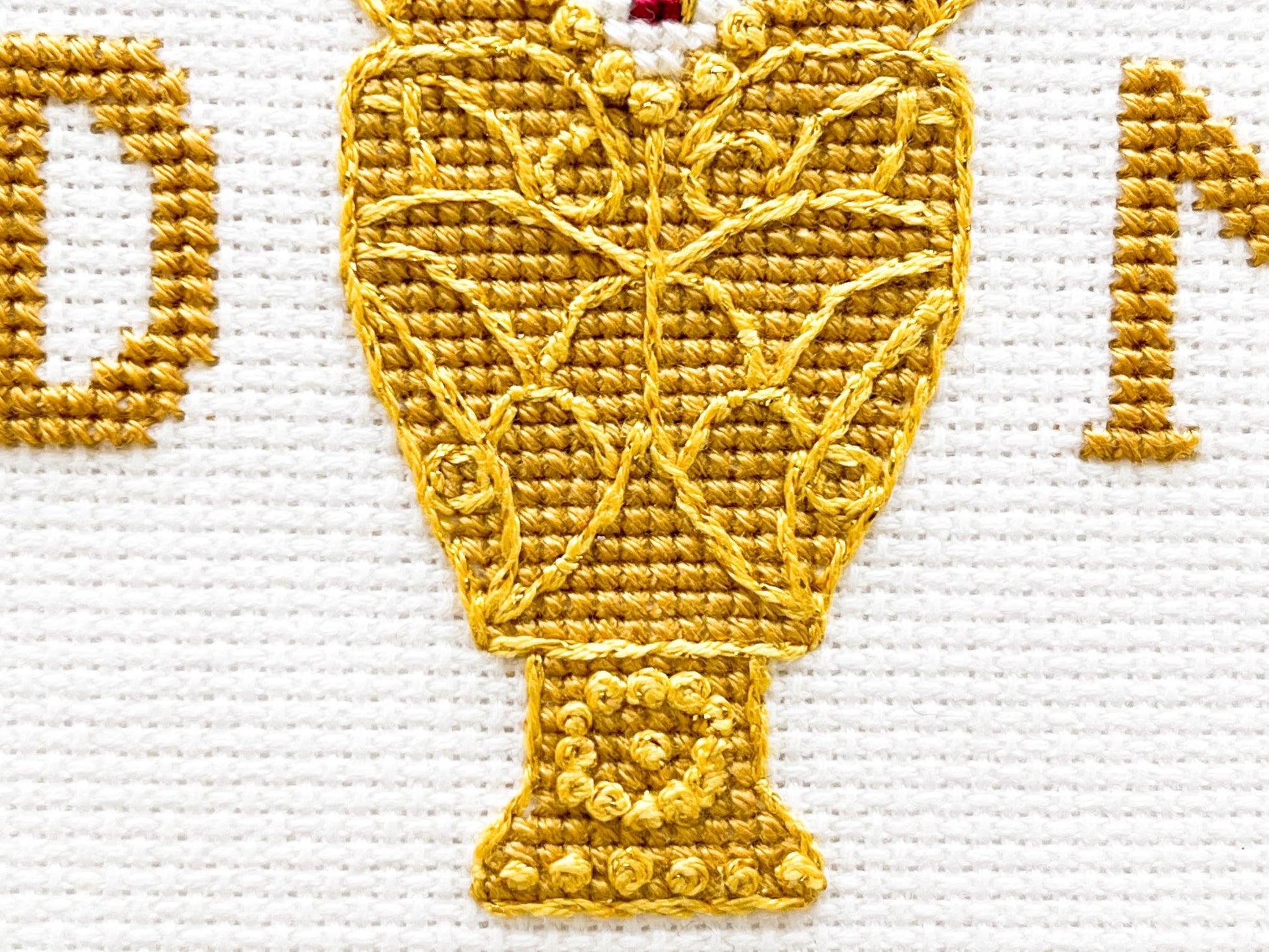 Alfred Jewel Cross Stitch Pattern | PDF Instant Download | Unique Gift for Lovers of Medieval Art History, Archeology, and Anglo-Saxon Kings