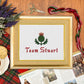 Team Stuart Cross Stitch Pattern (small) | PDF Instant Download | Gift for Lovers of History, Royal Family & Scotland | Thistle, Heraldry