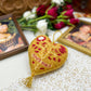 Tudor Heart Pendant Cross Stitch Pattern | PDF Instant Download | Gift for Lovers of Renaissance History, Tudor Monarchs, & Archeology