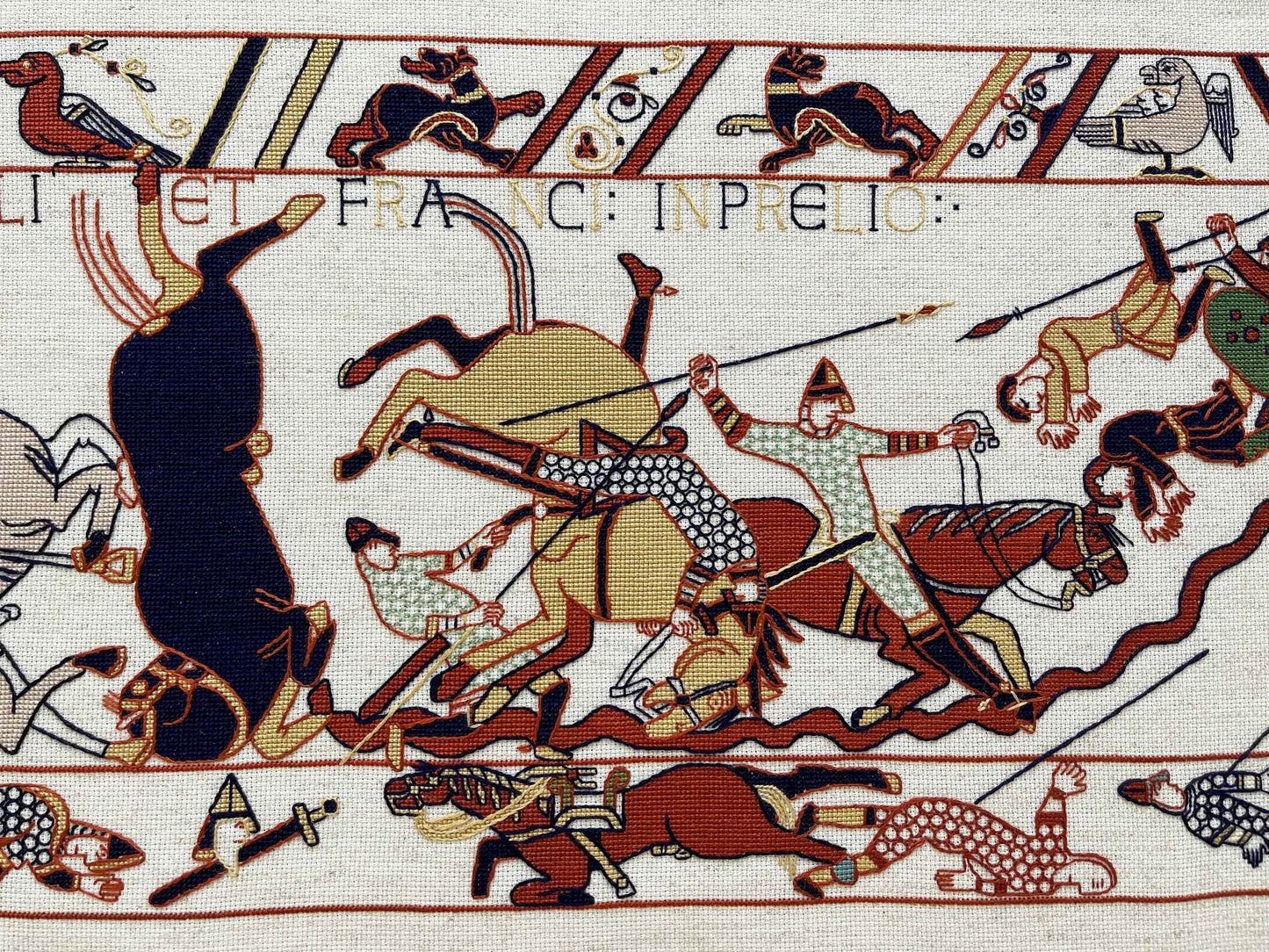 Bayeux Tapestry Cross Stitch Pattern: Battle of Hastings | PDF Instant Download | 1066 Norman Conquest For Fans of Medieval Art & History