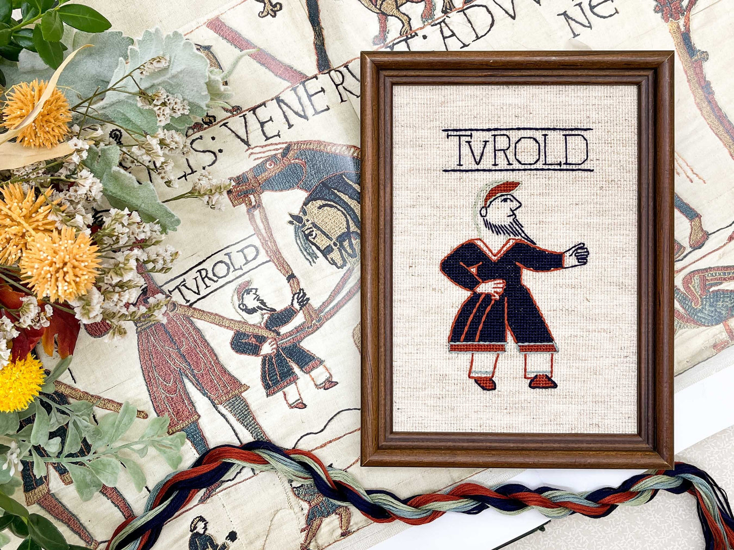 Bayeux Tapestry Cross Stitch Pattern: Turold | PDF Instant Download | Medieval History buffs, Battle of Hastings, William the Conqueror