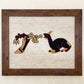 Bayeux Tapestry Cross Stitch Pattern: Goat and Tree | PDF Instant Download | Perfect for Lovers of Medieval Bestiaries and Art History