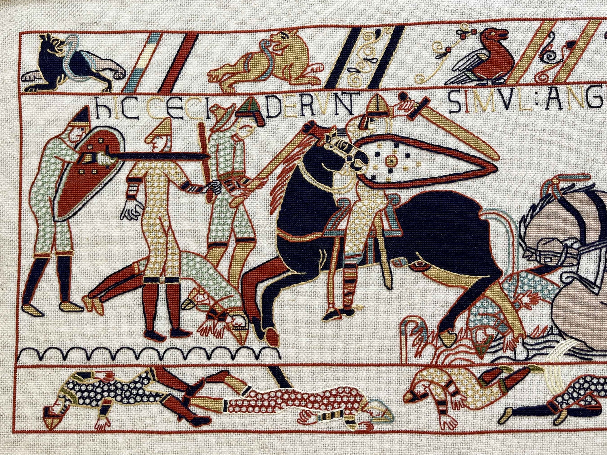 Bayeux Tapestry Cross Stitch Pattern: Battle of Hastings | PDF Instant Download | 1066 Norman Conquest For Fans of Medieval Art & History