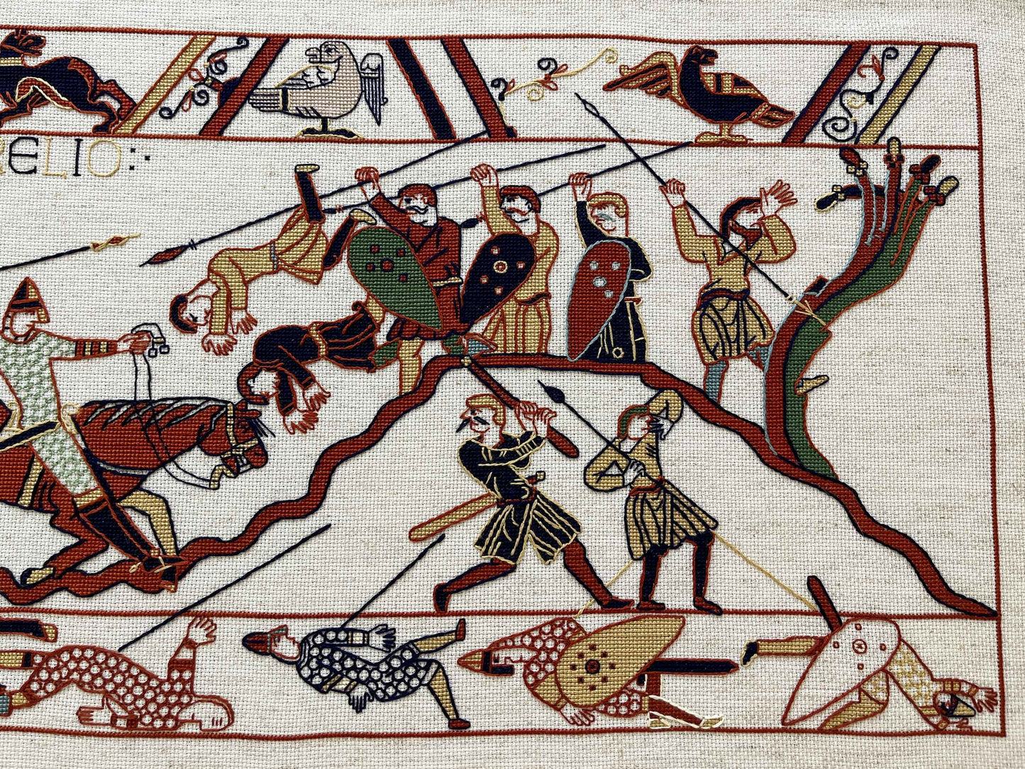 Bayeux Tapestry Cross Stitch Pattern: Battle of Hastings | PDF Instant Download | 1066 Norman Conquest For Fans of Medieval Art & History