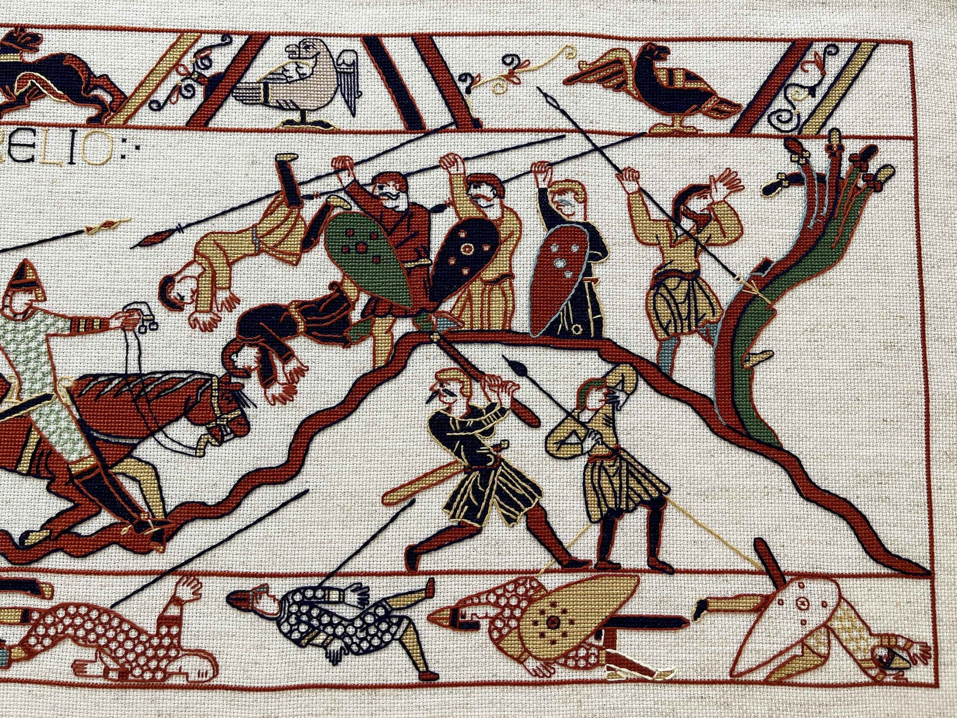 Bayeux Tapestry Cross Stitch Pattern: Battle of Hastings | PDF Instant Download | 1066 Norman Conquest For Fans of Medieval Art & History