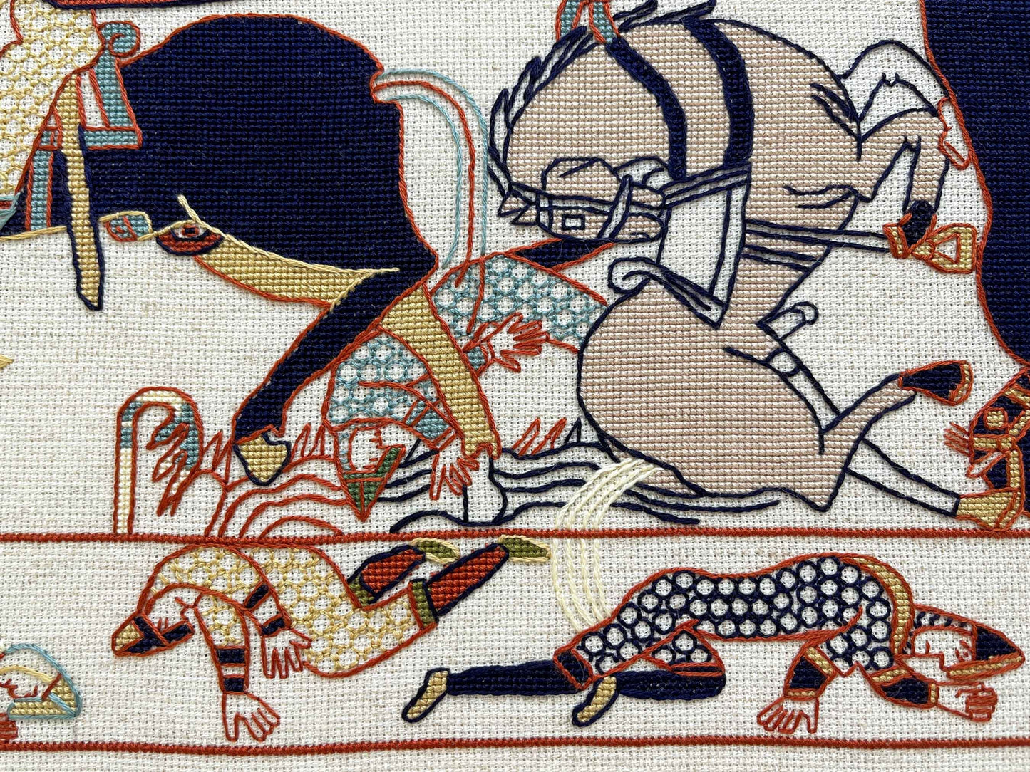 Bayeux Tapestry Cross Stitch Pattern: Battle of Hastings | PDF Instant Download | 1066 Norman Conquest For Fans of Medieval Art & History