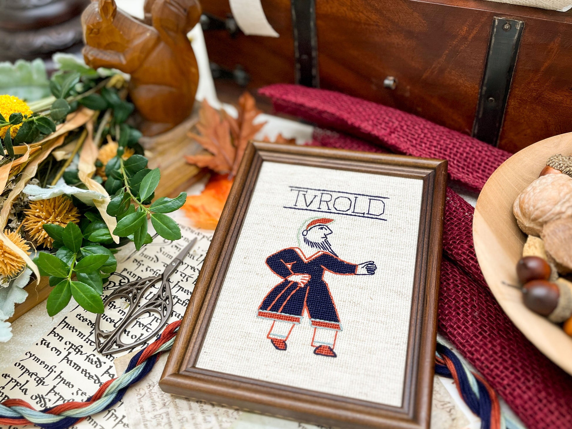 Bayeux Tapestry Cross Stitch Pattern: Turold | PDF Instant Download | Medieval History buffs, Battle of Hastings, William the Conqueror