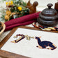 Bayeux Tapestry Cross Stitch Pattern: Goat and Tree | PDF Instant Download | Perfect for Lovers of Medieval Bestiaries and Art History