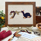 Bayeux Tapestry Cross Stitch Pattern: Goat and Tree | PDF Instant Download | Perfect for Lovers of Medieval Bestiaries and Art History