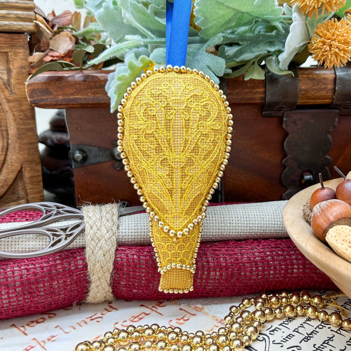 Alfred Jewel Ornament Cross Stitch Pattern | PDF Instant Download | For Lovers of Medieval Art History, Archeology, and Anglo-Saxon Kings