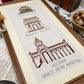 Three Churches of the Bayeux Tapestry Cross Stitch Pattern | PDF Instant Download | For Lovers of Medieval History & European Religious Art